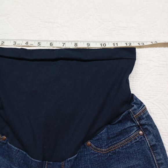 Hybrid & Company Womens Maternity Jeans SZ S (6) Super Comfy Stretch Medium Wash - Picture 7 of 11